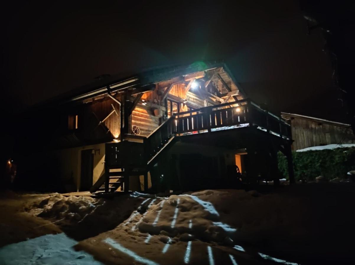 Magnifique Chalet Dans La Vallee De Chamonix Servoz Bagian luar foto