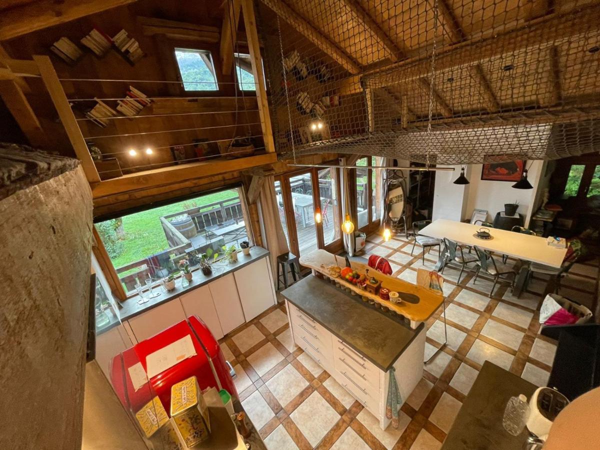Magnifique Chalet Dans La Vallee De Chamonix Servoz Bagian luar foto