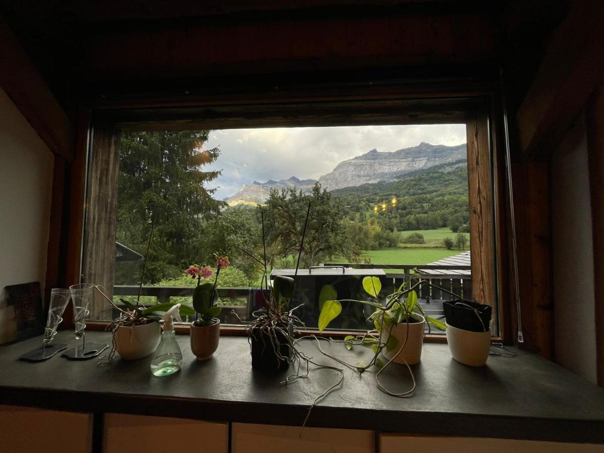 Magnifique Chalet Dans La Vallee De Chamonix Servoz Bagian luar foto