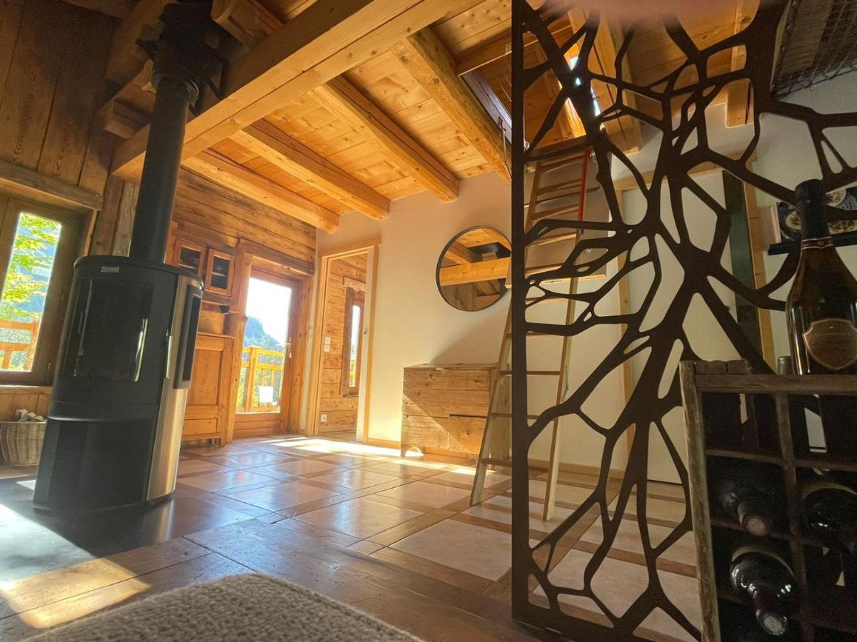Magnifique Chalet Dans La Vallee De Chamonix Servoz Bagian luar foto